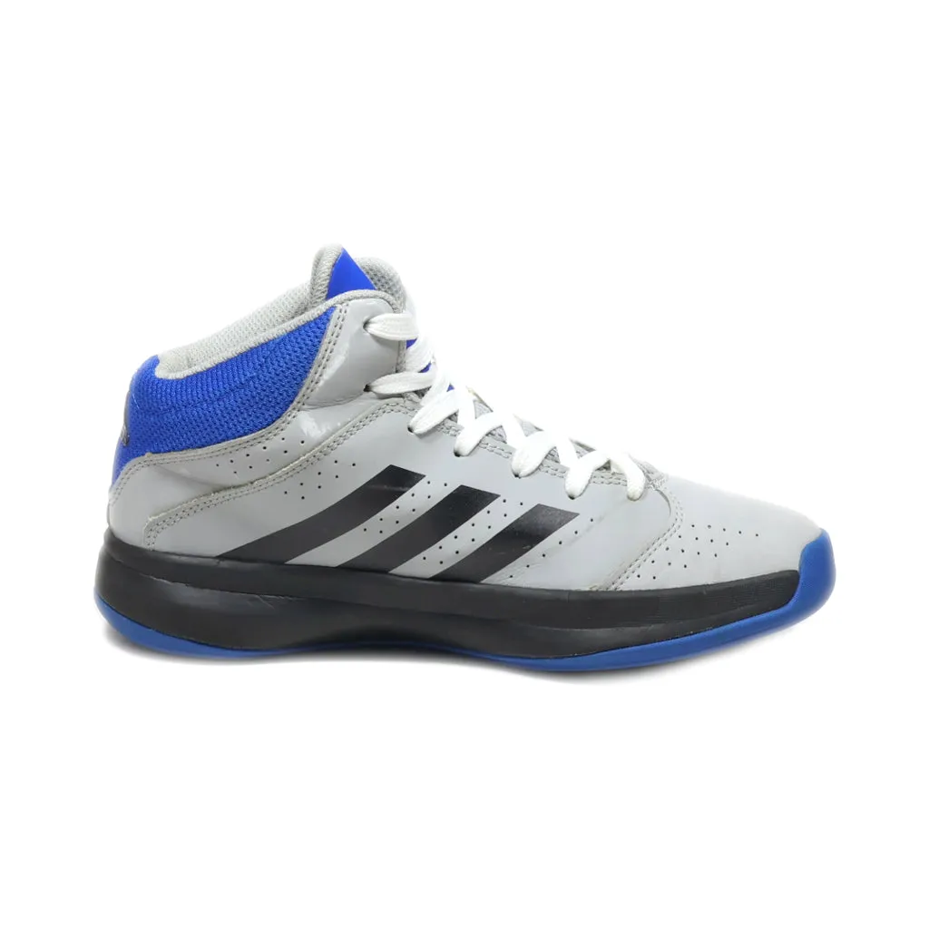 Adidas High-Top Sneakers Leather Grey Colour For Women