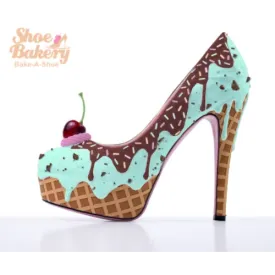 Bake-a-Shoe Ice Cream Heel 5.5" - Customer's Product with price 335.00 ID CTPhktxdTEakC2NXNWyQ_qrQ