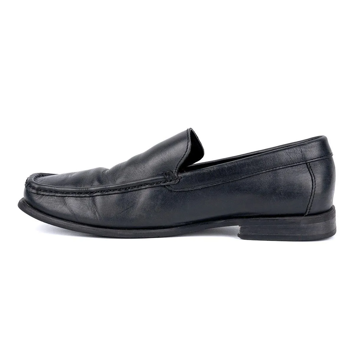 Calvin Klein Formal Slip Ons Leather Black Colour For Men