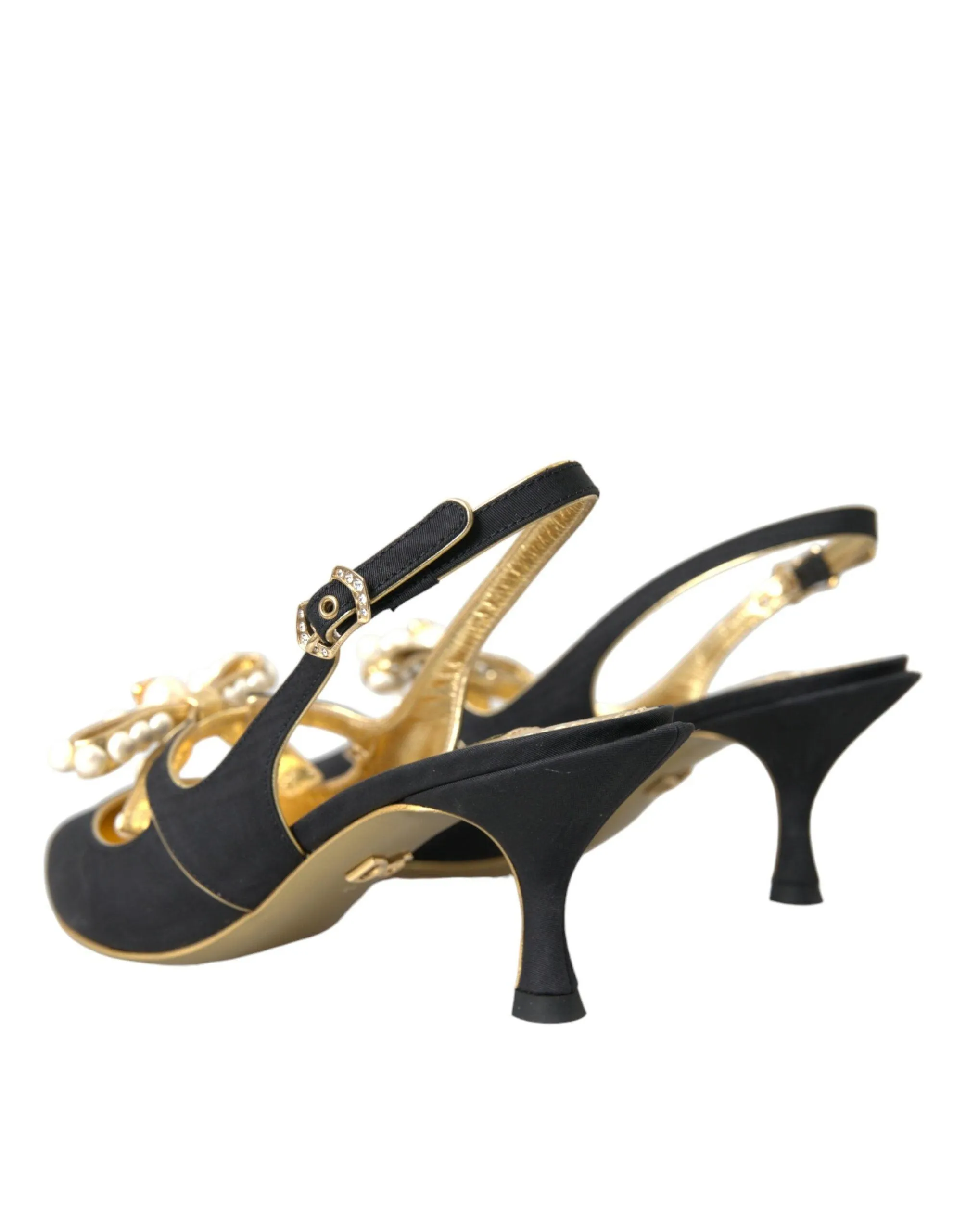 Dolce & Gabbana Lori Embellished Slingback Pumps