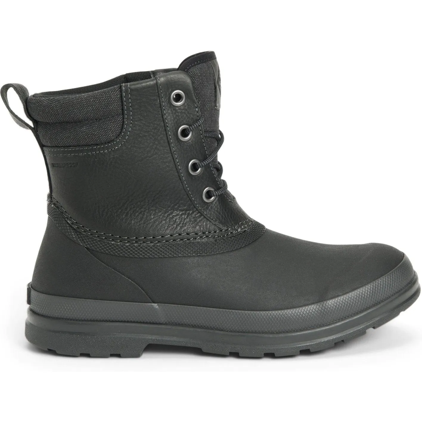 Muck Men's Originals Duck Lace Waterproof Duty Boot - Black - ODL-000