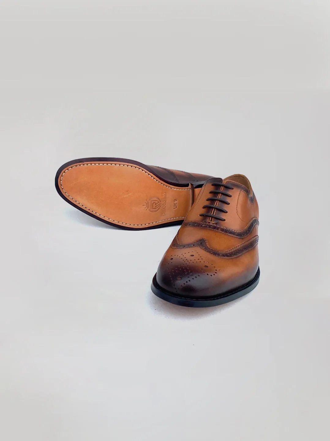 Nicholas Wingtip Oxford - Cognac