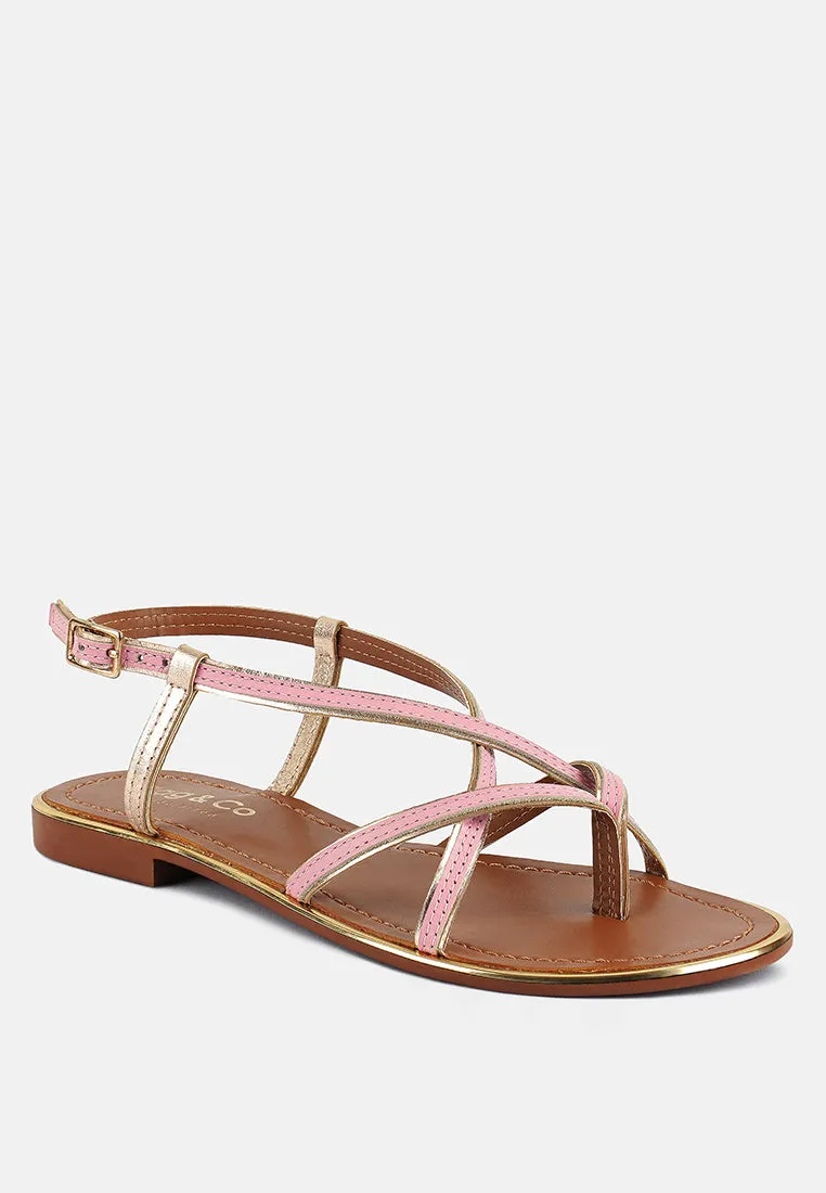 Pheobe Strappy Flat Sandals