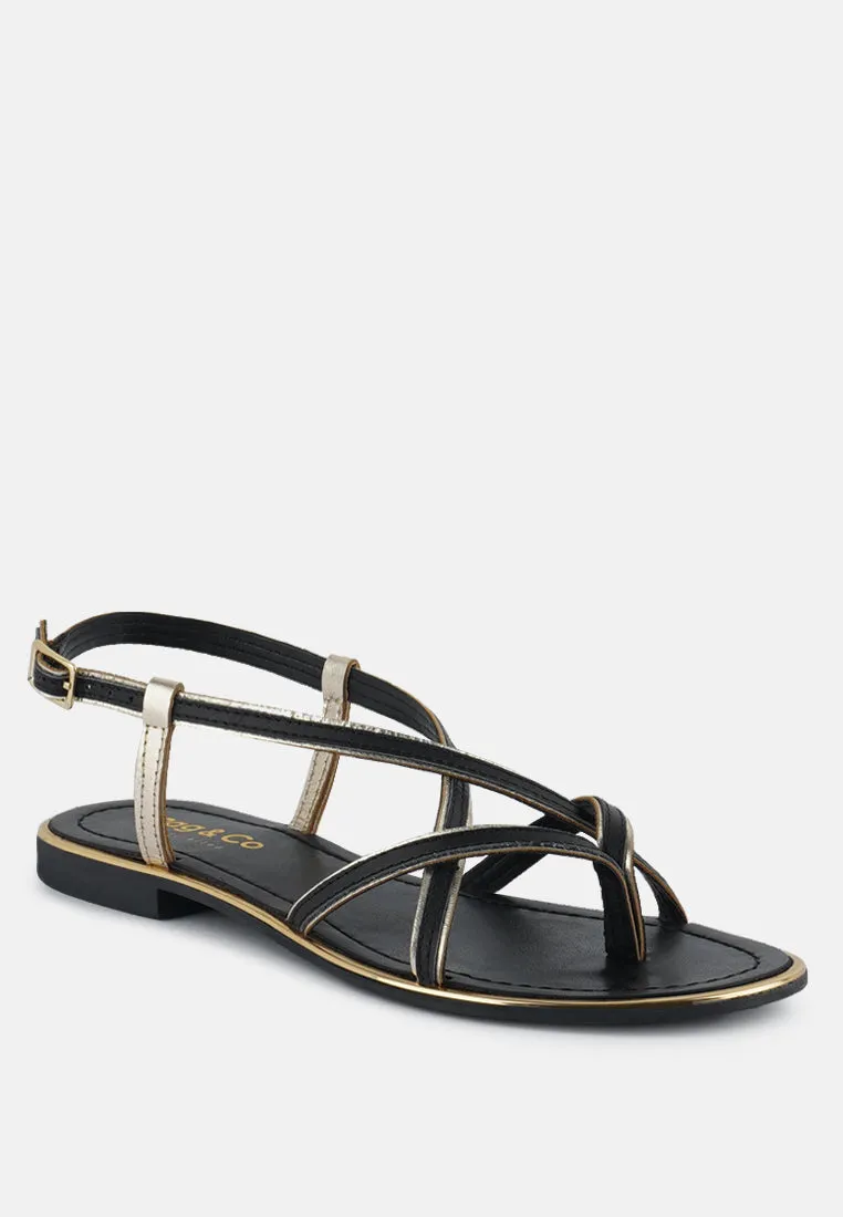 Pheobe Strappy Flat Sandals