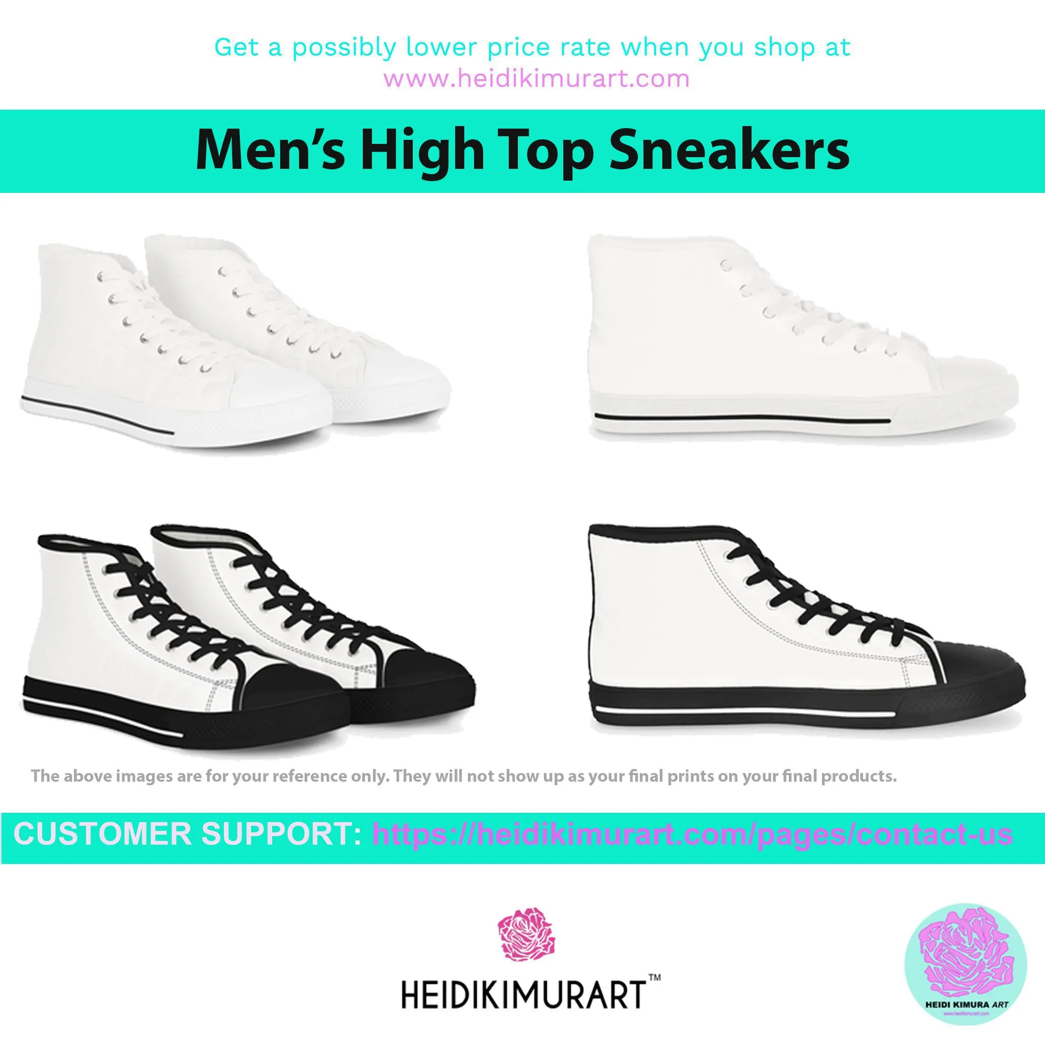 Pink Nude Men's High Tops, Unique Footwear, Modern Minimalist Best Men's High Top Sneakers Running Shoes