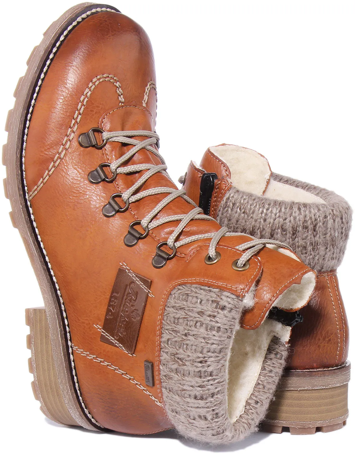 Rieker Z0444-24 In Brown For Women