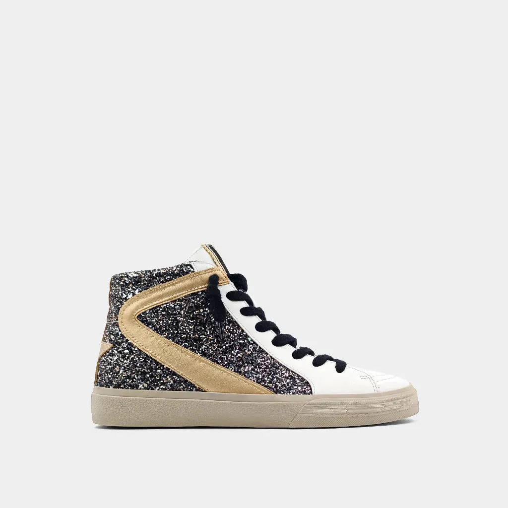 Rooney Glitter High Top Sneaker - 3 Colors