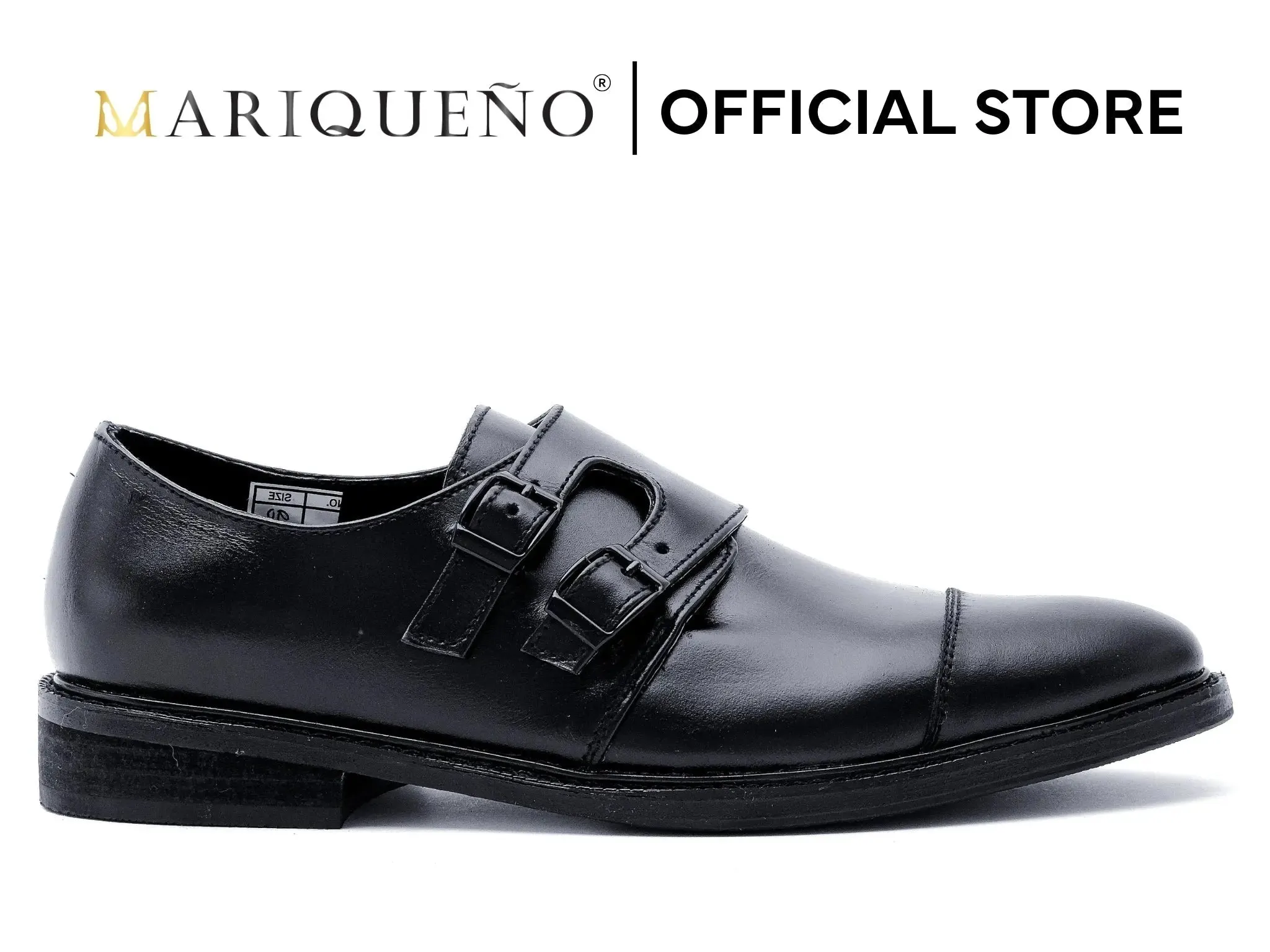 SANTIAGO Double Monkstrap Oxford - Black