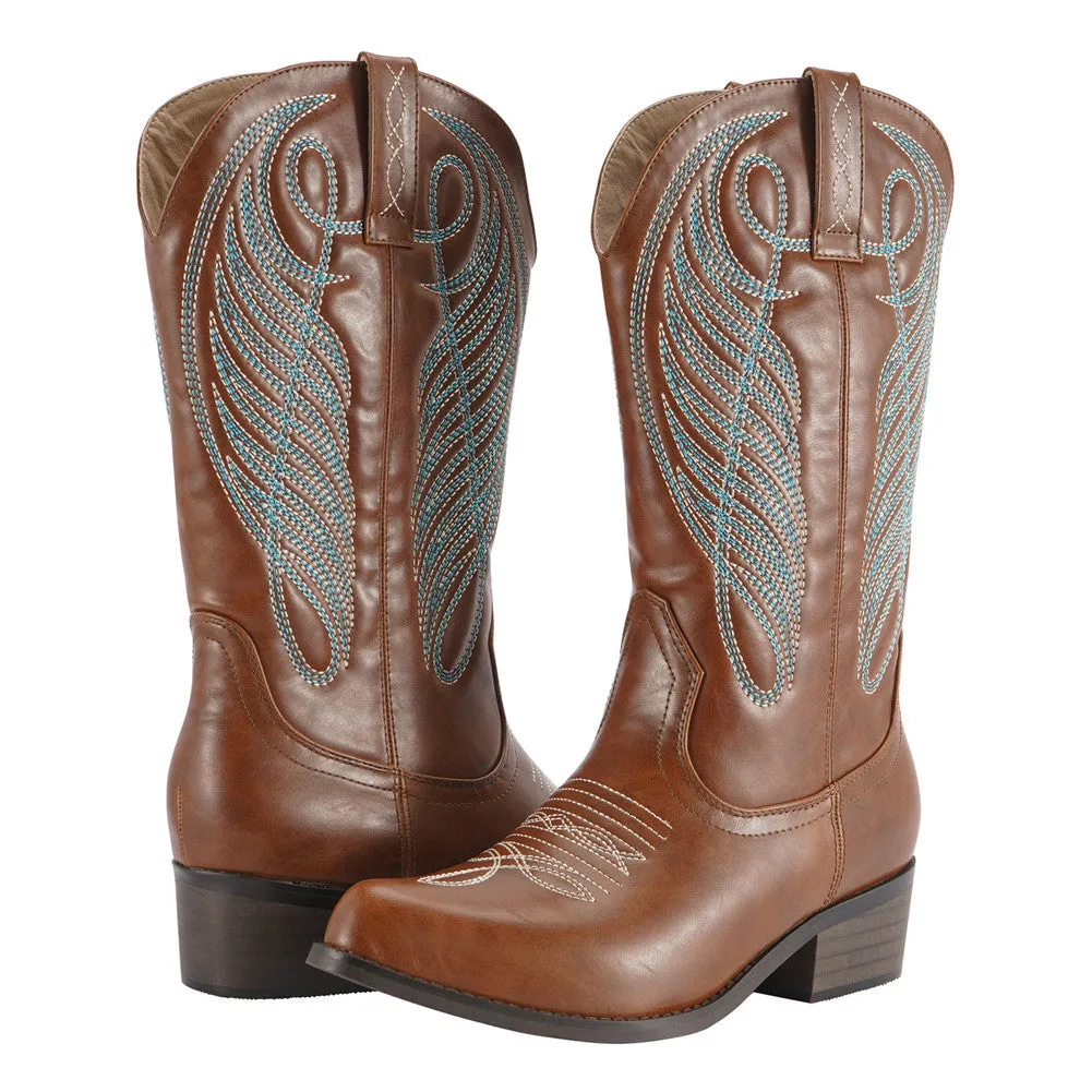 SheSole Ladies Western Country Cowboy Cowgirl Boots