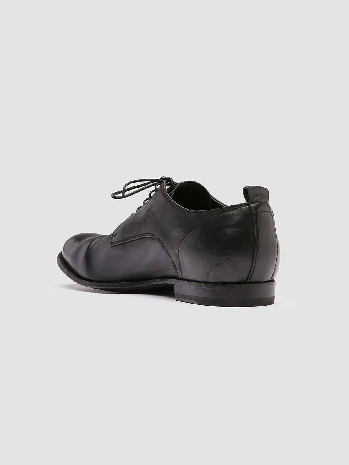 STEREO 003 - Black Leather Derby Shoes