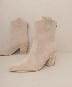 Tara - Two Paneled Western Boots