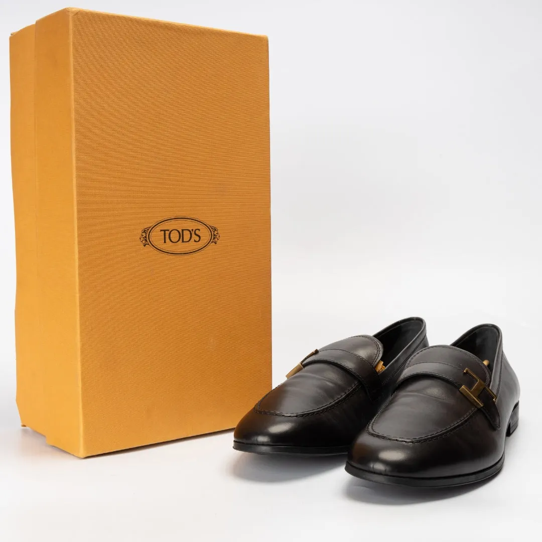 Tod's T Timeless Leather Loafers