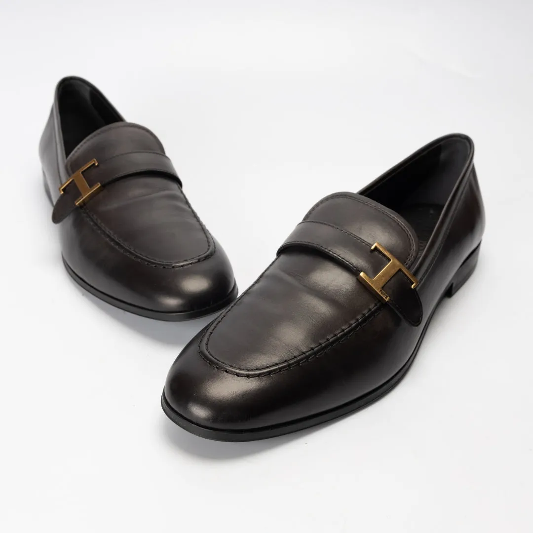 Tod's T Timeless Leather Loafers