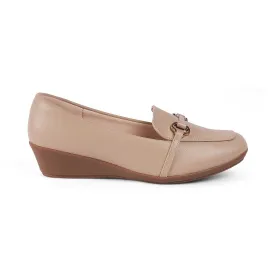 Tresmode Trevy Beige Women's Casual Sole Loafers