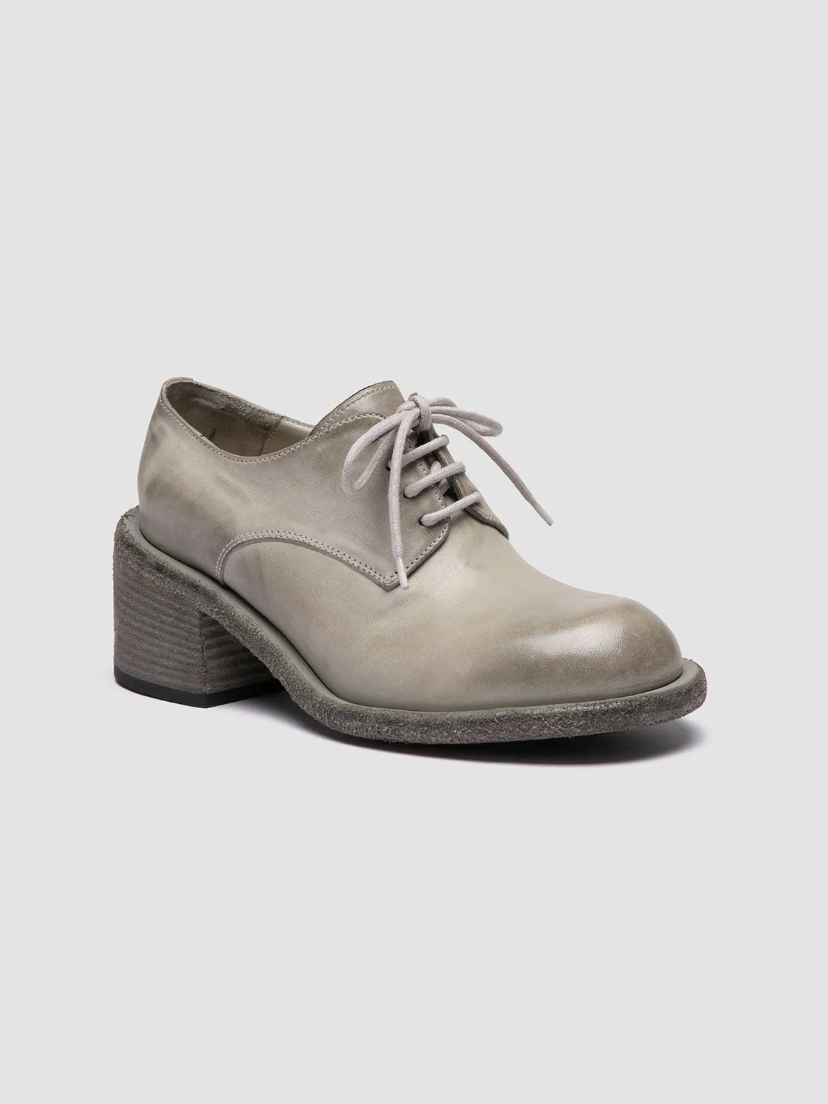 WILDS 001 - Gray Leather Derby Shoes