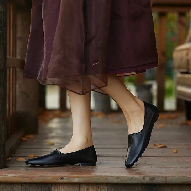 Women's Genuine Leather Loafers: Step into Style and Comfort